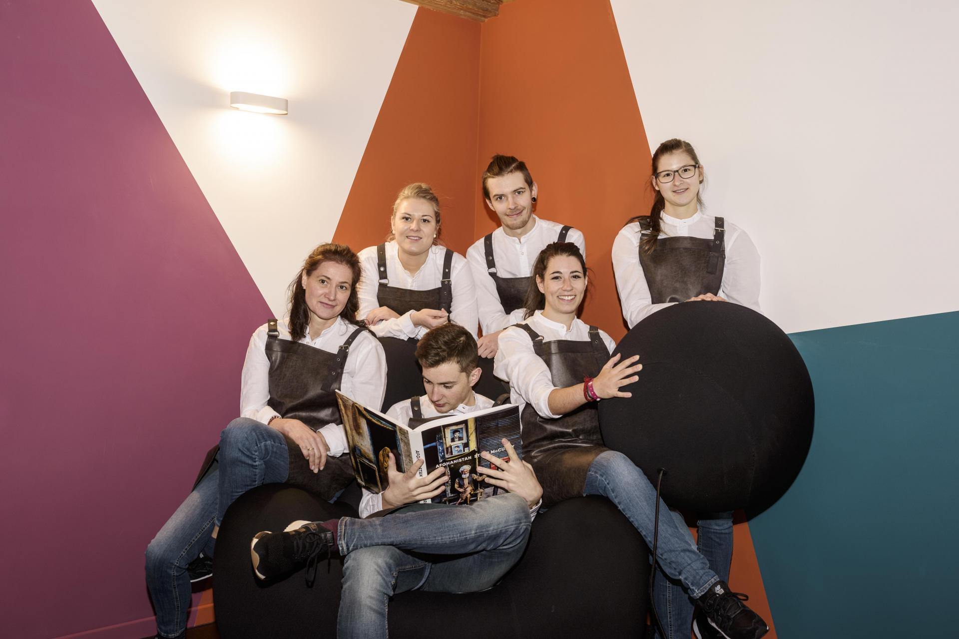 Chef de Rang bei Hotel Gartner in Dorf Tirol Rolling Pin